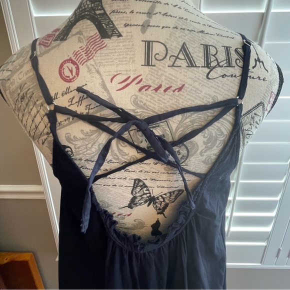 LOFT Black Mini Dress - Picture 4 of 6